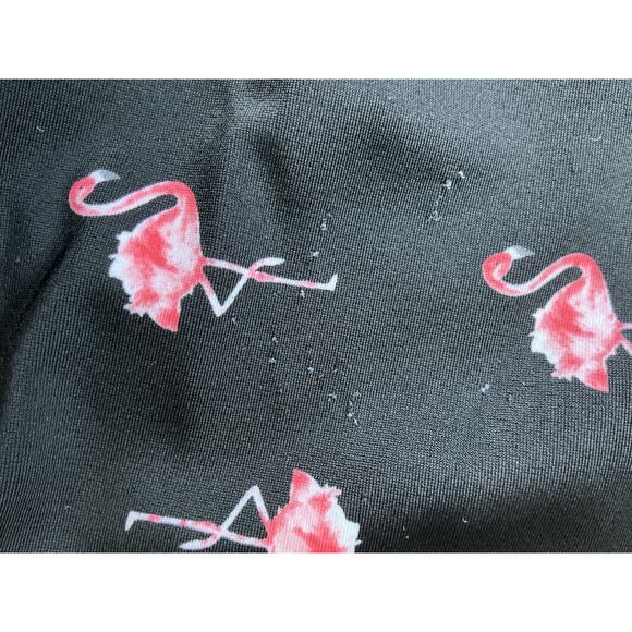 Swim by Cacique Flamingo Black High‎ Waist Bottoms Size 18 - Picture 6 of 6